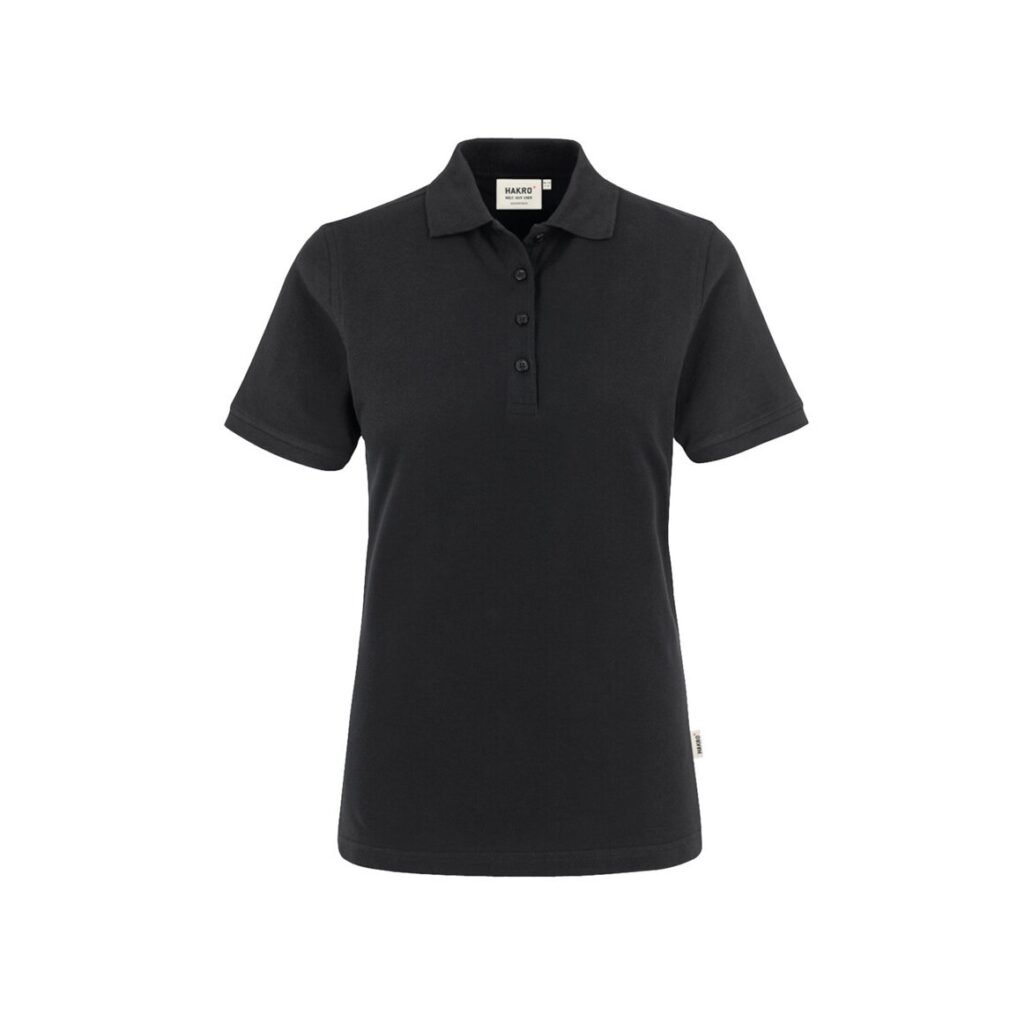 Women-Poloshirt Classic, SCHWARZ (100% BW/ 200 g/m²)