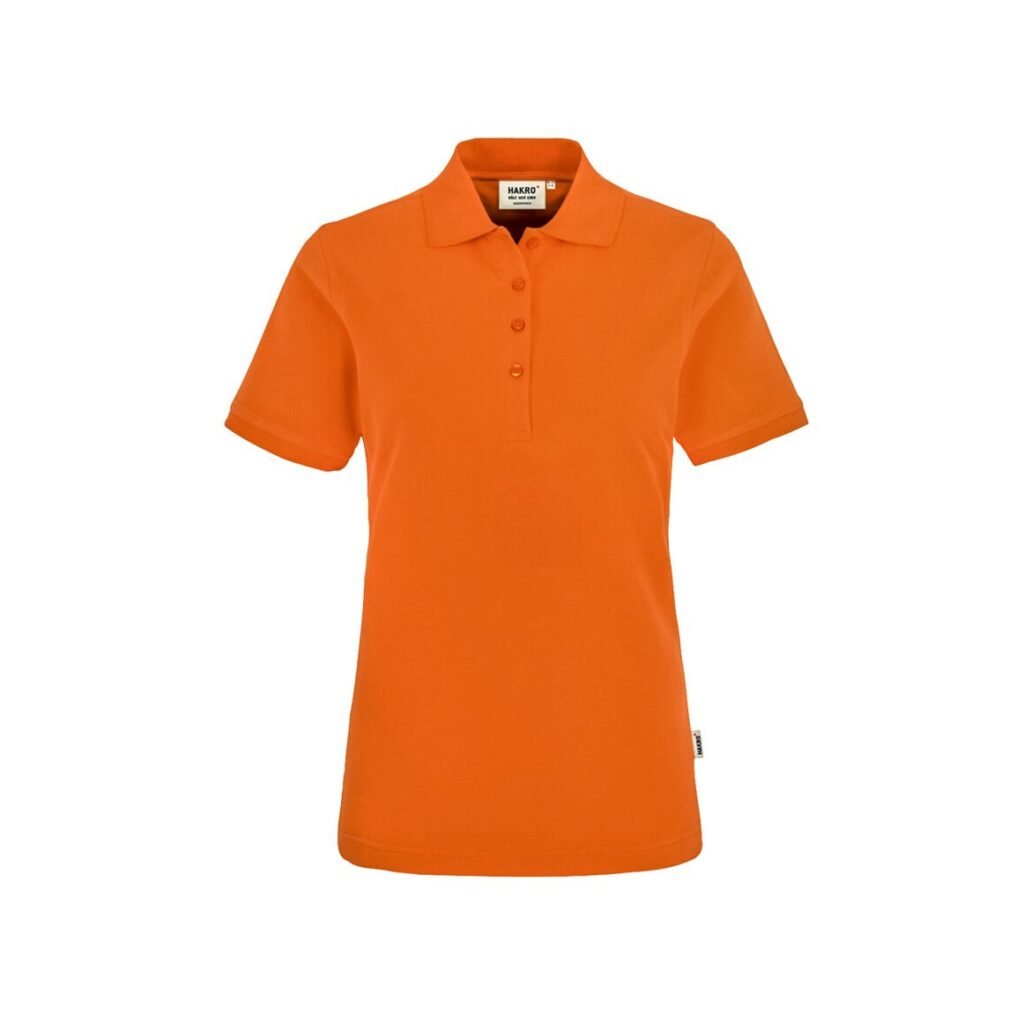 Women-Poloshirt Classic, ORANGE (100% BW/ 200 g/m²)