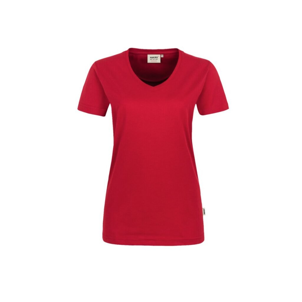 Women-T-Shirt Performance, ROT (50% BW/50% Polyester, 160 g/m²)