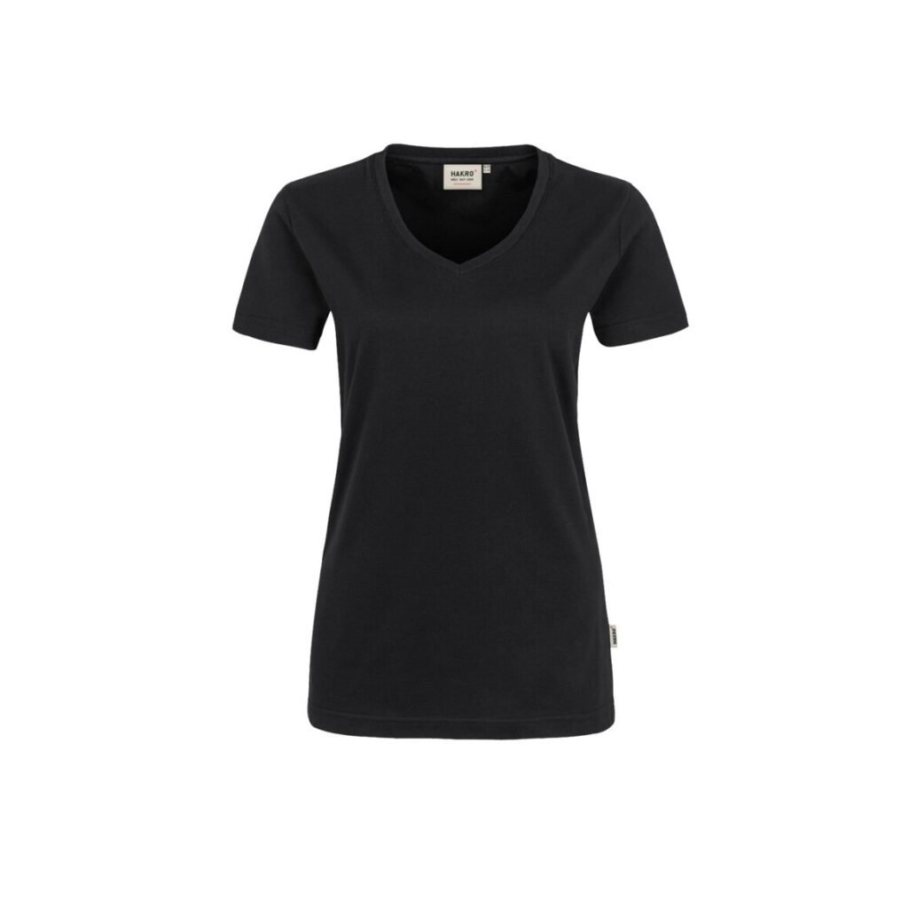 Women-T-Shirt Performance, SCHWARZ (50% BW/50% Polyester, 160 g/m²)