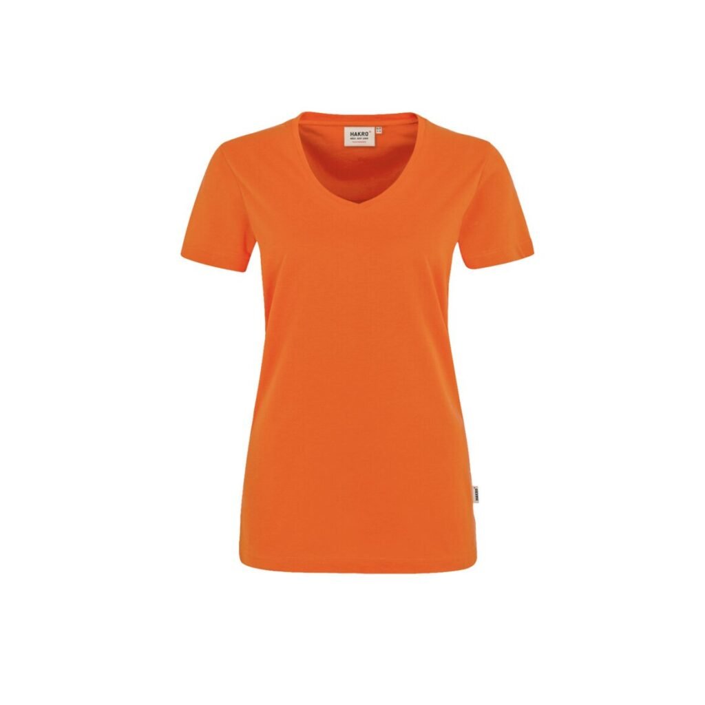 Women-T-Shirt Performance, ORANGE (50% BW/50% Polyester, 160 g/m²)