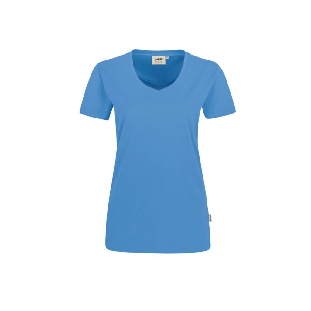 Women-T-Shirt Performance, MALIBUBLAU (50% BW/50% Polyester, 160 g/m²)