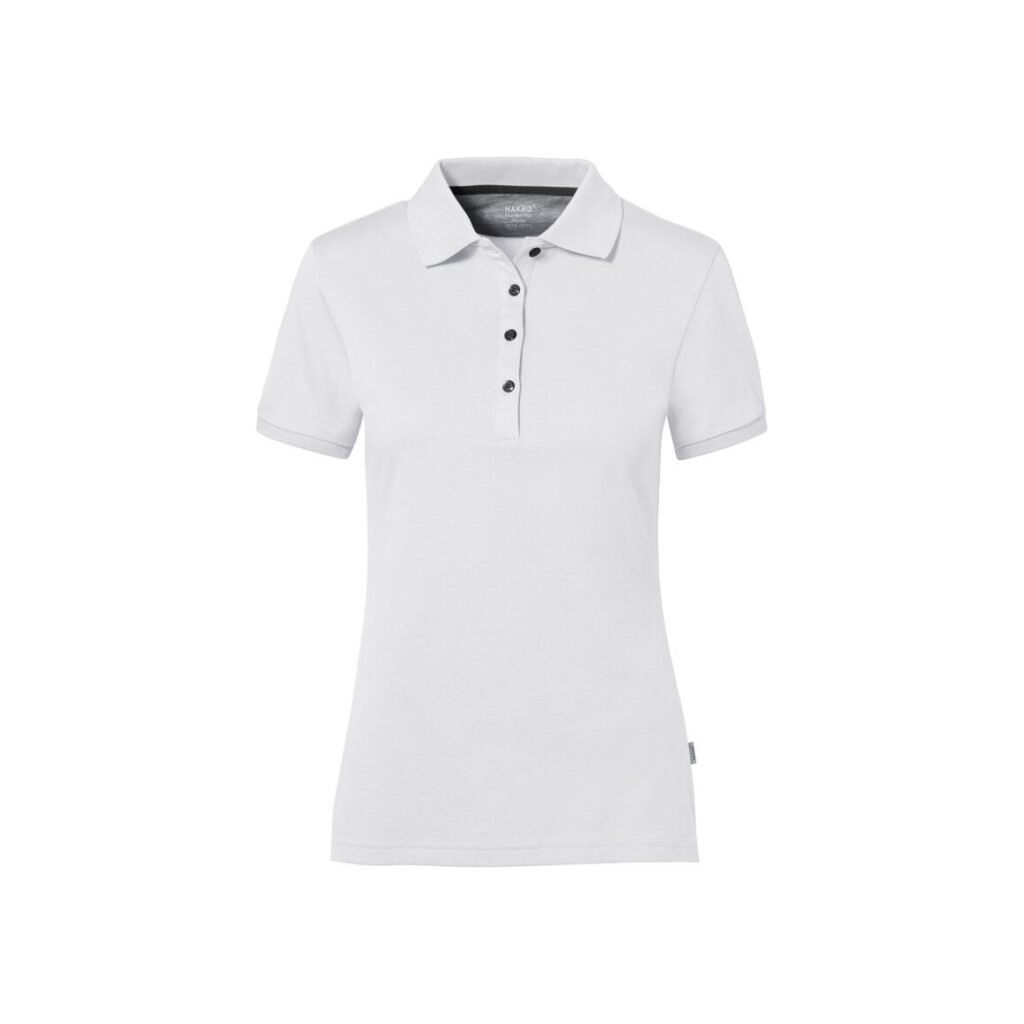 214-01 Women-Poloshirt Cotton-Tec, WEISS (50?% BW/50?% Polyester, 185 g/m²)