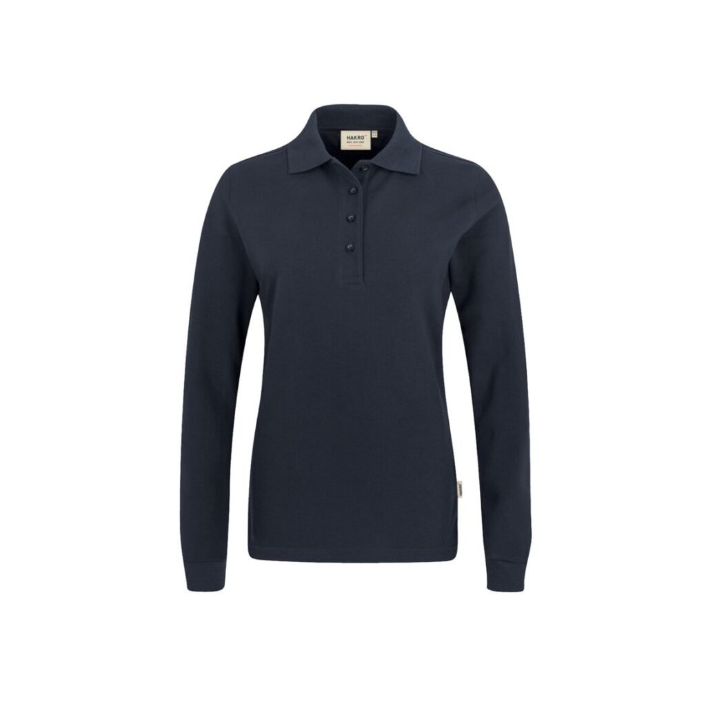 Women-Longsleeve-Poloshirt Performance, TINTE (50% BW/50% Polyester, 220 g/m²)