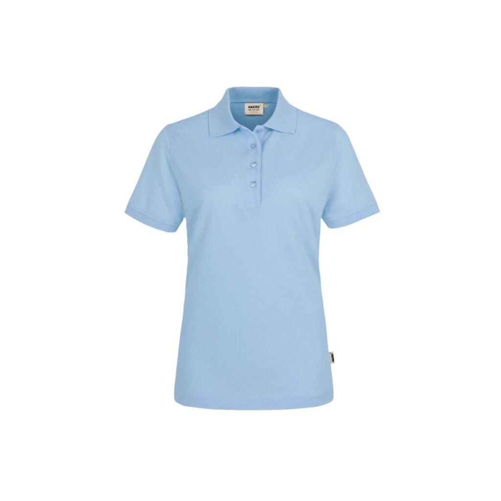 Women-Poloshirt Performance, ICE-BLUE (50% BW/50% Polyester, 200 g/m²)