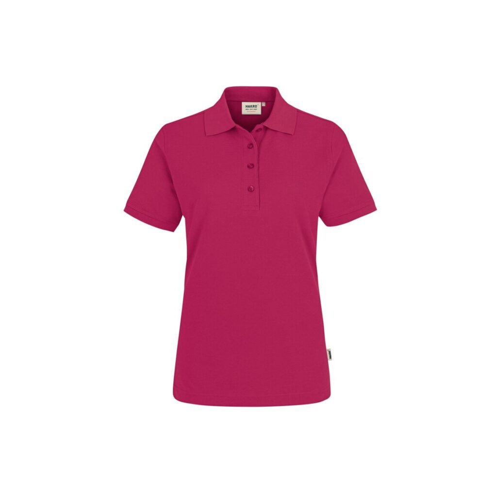 Women-Poloshirt Performance, MAGENTA (50% BW/50% Polyester, 200 g/m²)