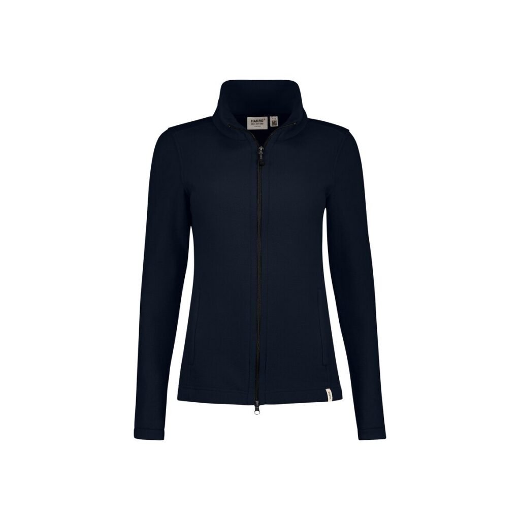 HAKRO Damen Fleecejacke ECO, TINTE ( 100 % Polyester (recycelt) , 230 g/m² )