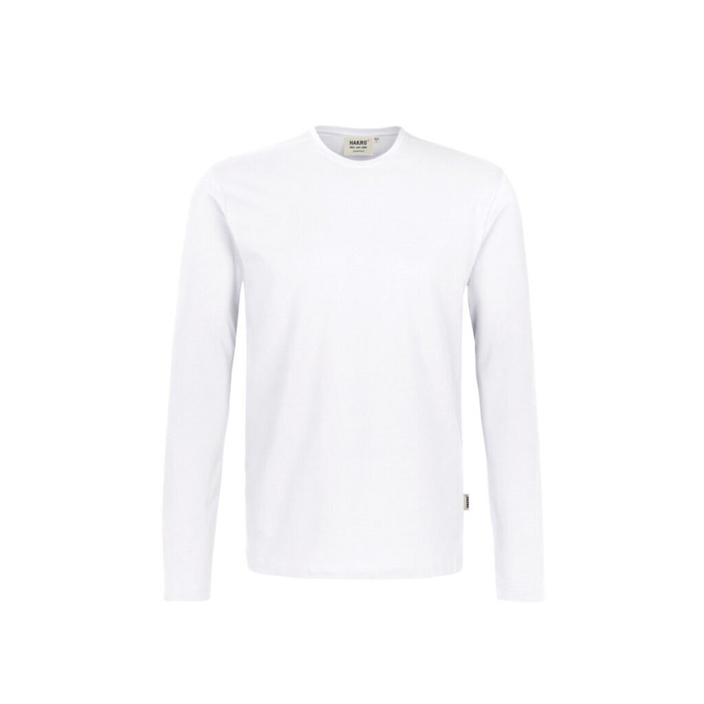 Longsleeve T-Shirt Heavy, WEISS (100% BW/ 185 g/m²)