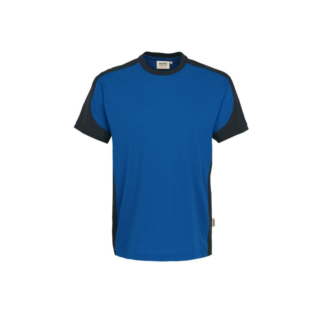 T-SHIRT-CONTRAST PERFORMANCE, Farbe royal/anthrazit