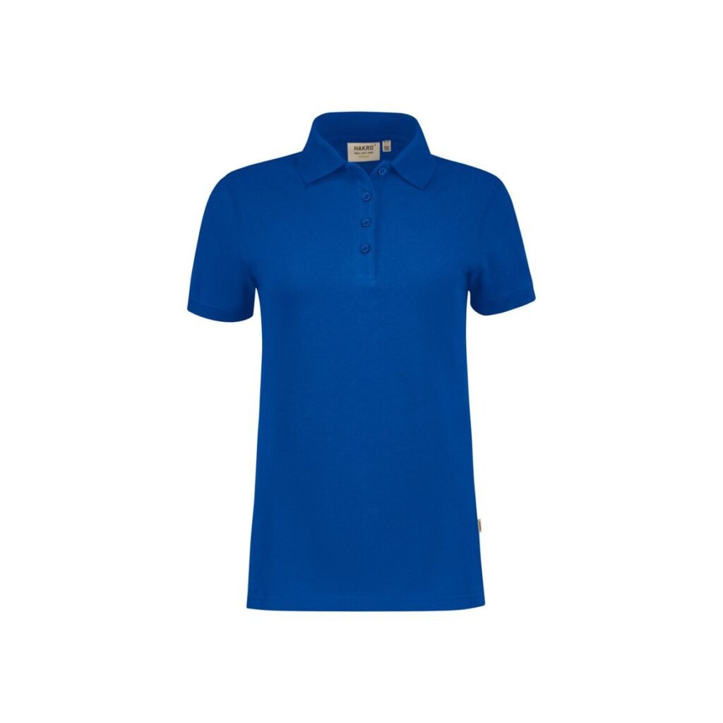 HAKRO Damen Poloshirt Bio-Baumwolle GOTS royalblau
