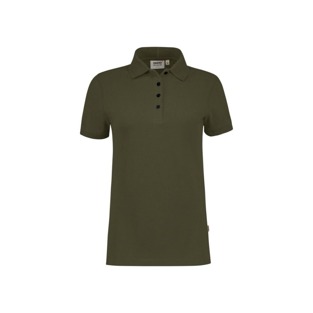 HAKRO Damen Poloshirt Bio-Baumwolle GOTS olive