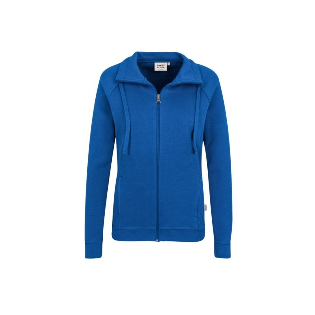 Women-Sweatjacke College, ROYAL (70% BW/30% Polyester, 300 g/m²)