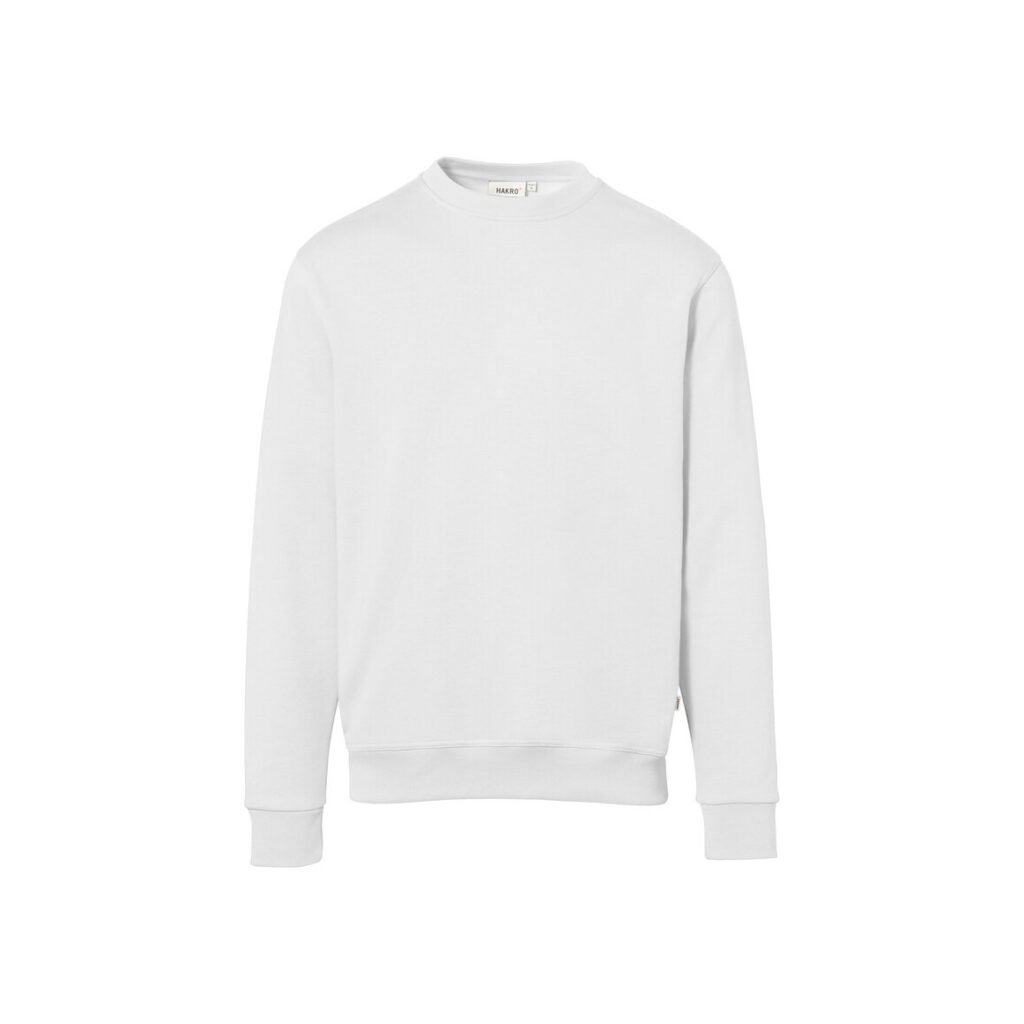 Sweatshirt Premium, WEISS (70% BW/30% Polyester, 300 g/m²)