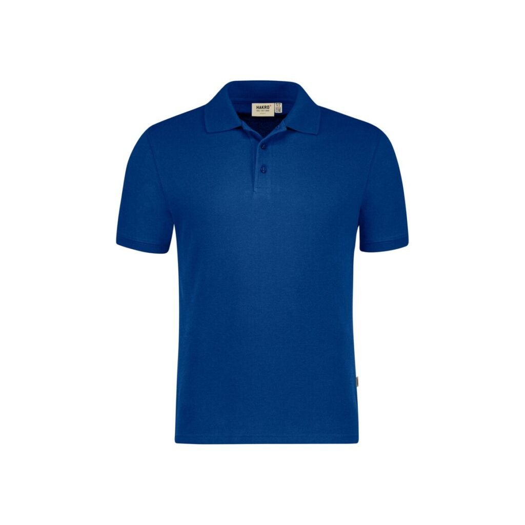 HAKRO Poloshirt Bio-Baumwolle GOTS royalblau