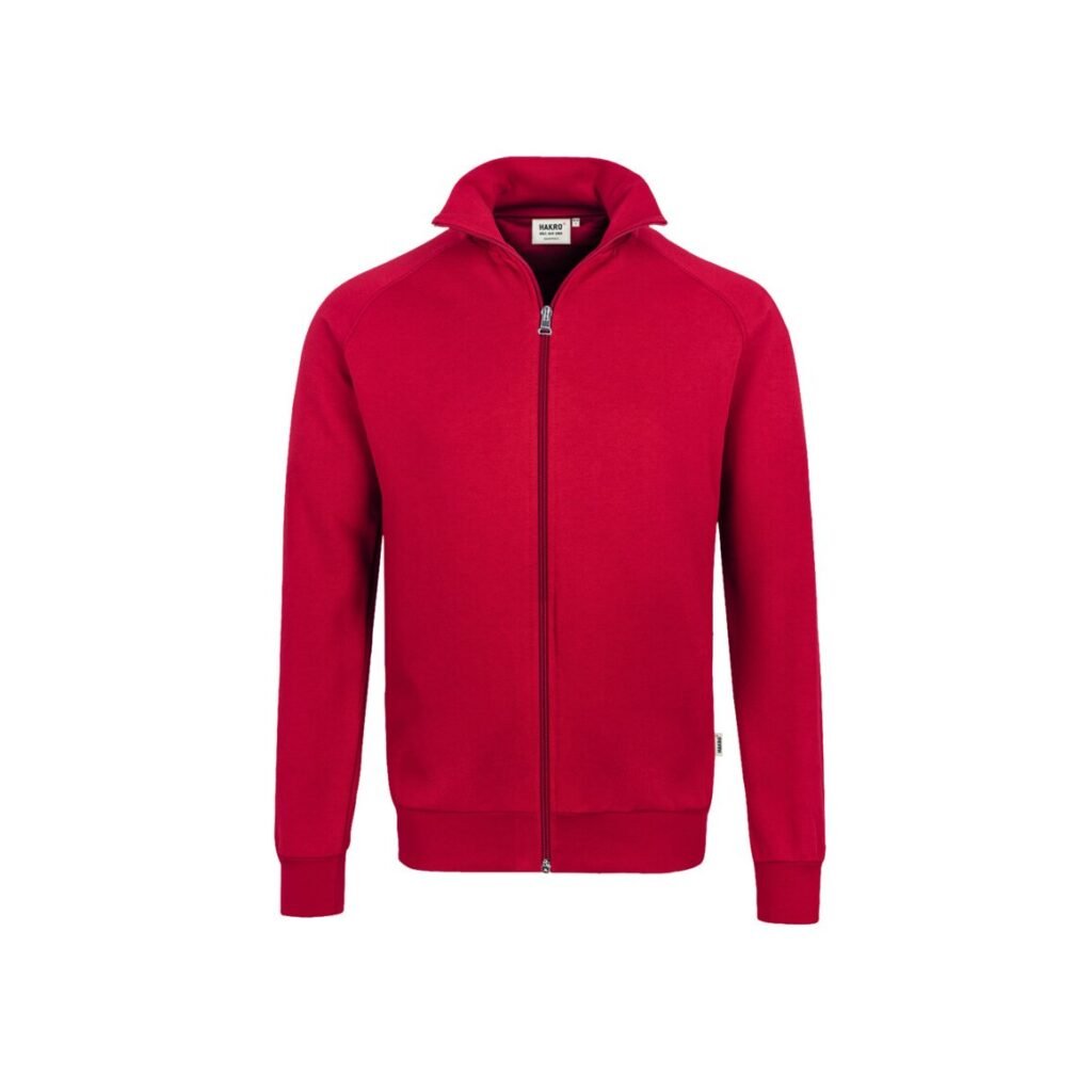 HAKRO Sweatjacke College rot