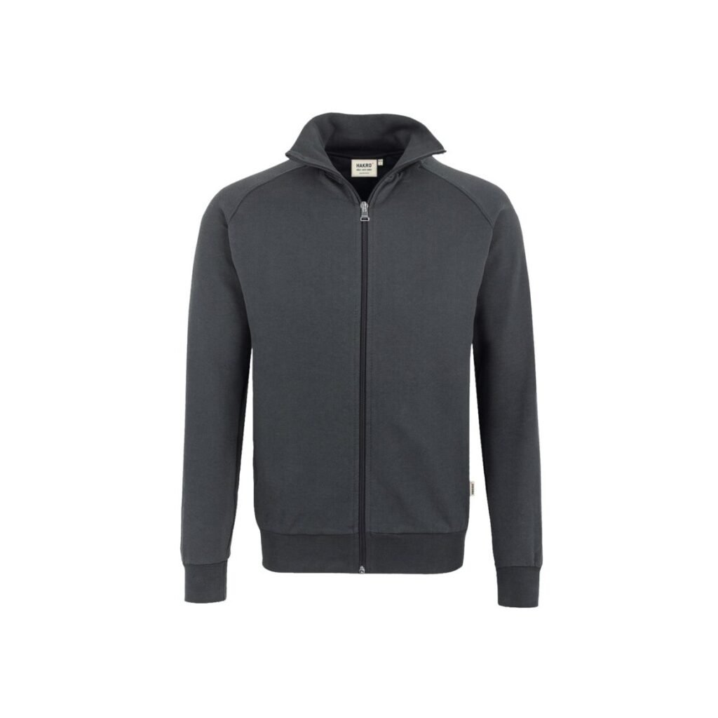 Sweatjacke College anthrazit