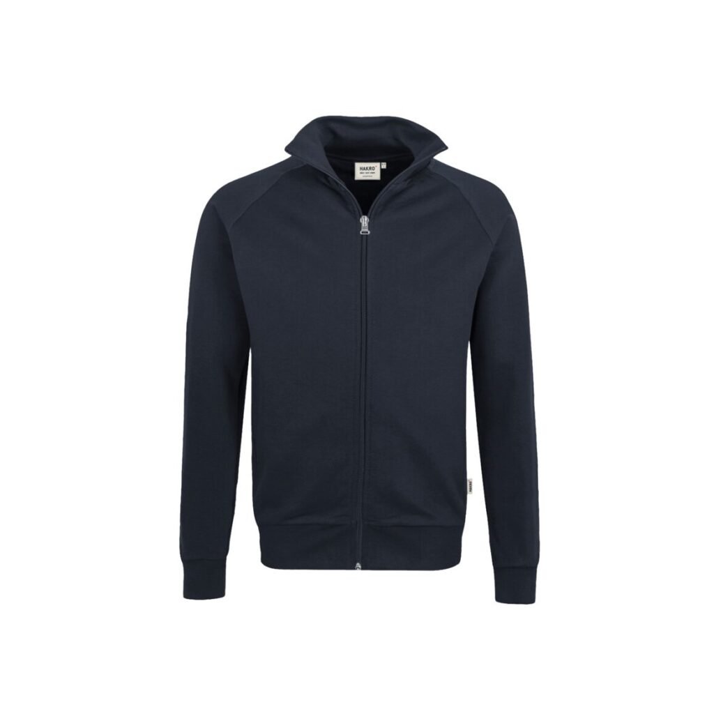 Sweatjacke College, TINTE (70% BW/30% Polyester, 300 g/m²)