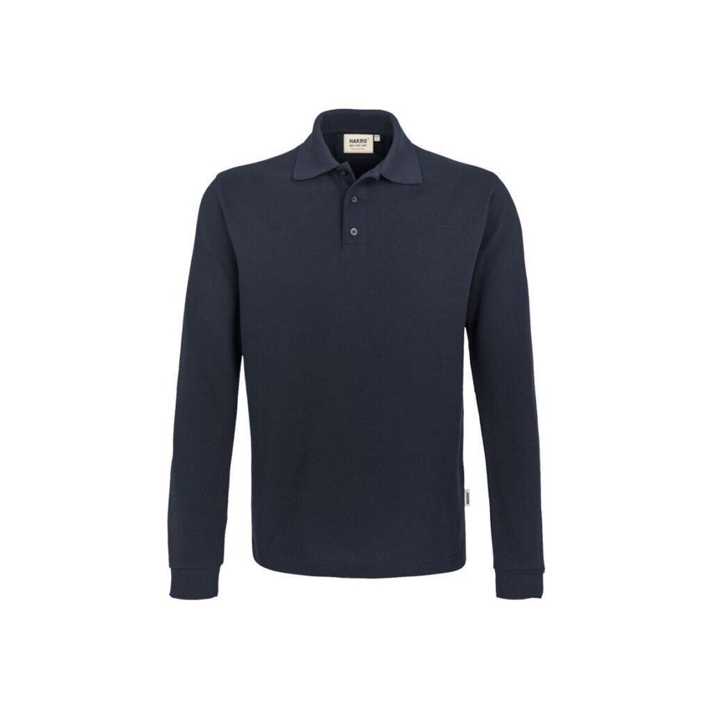 Longsleeve-Poloshirt Performance, TINTE (50% BW/50% Polyester, 220 g/m²)