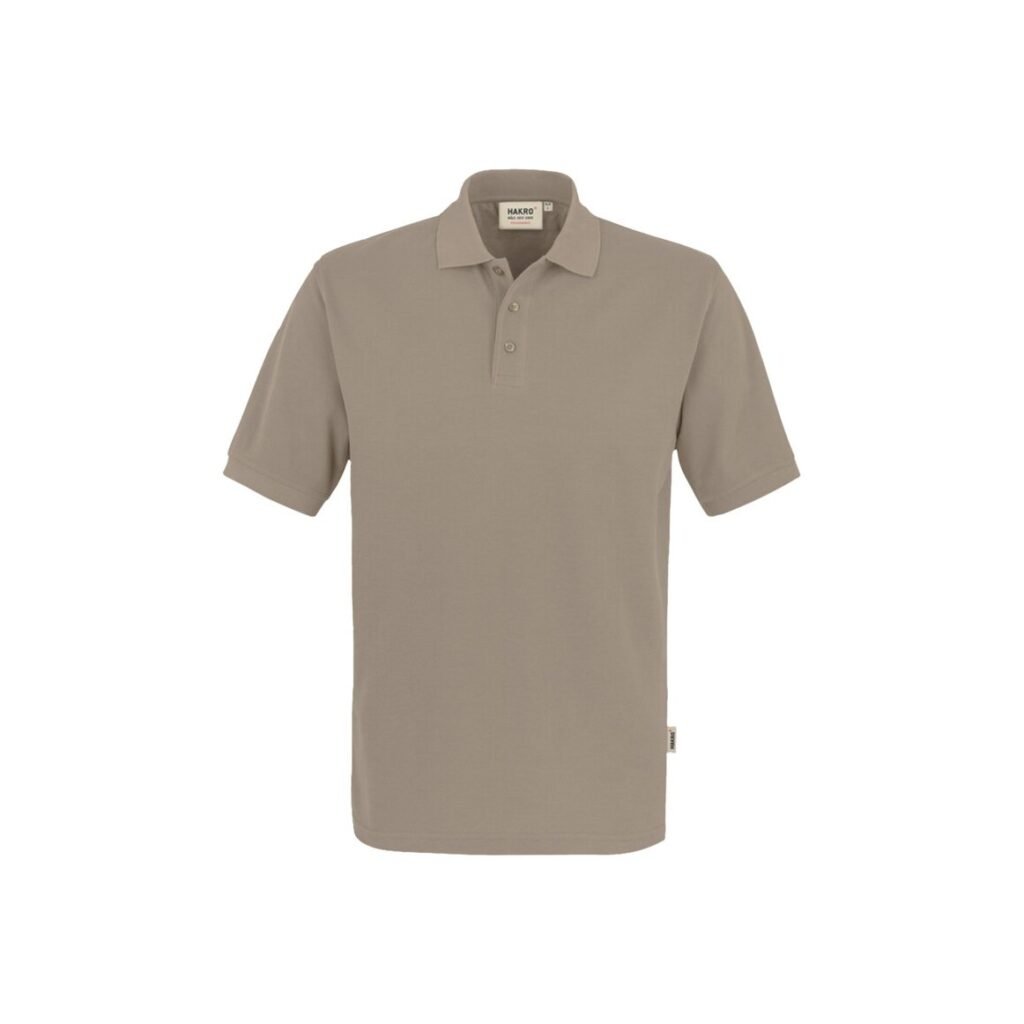 HAKRO Poloshirt MIKRALINAR®, KHAKI (50% BW/50% Polyester, 200g/m²)