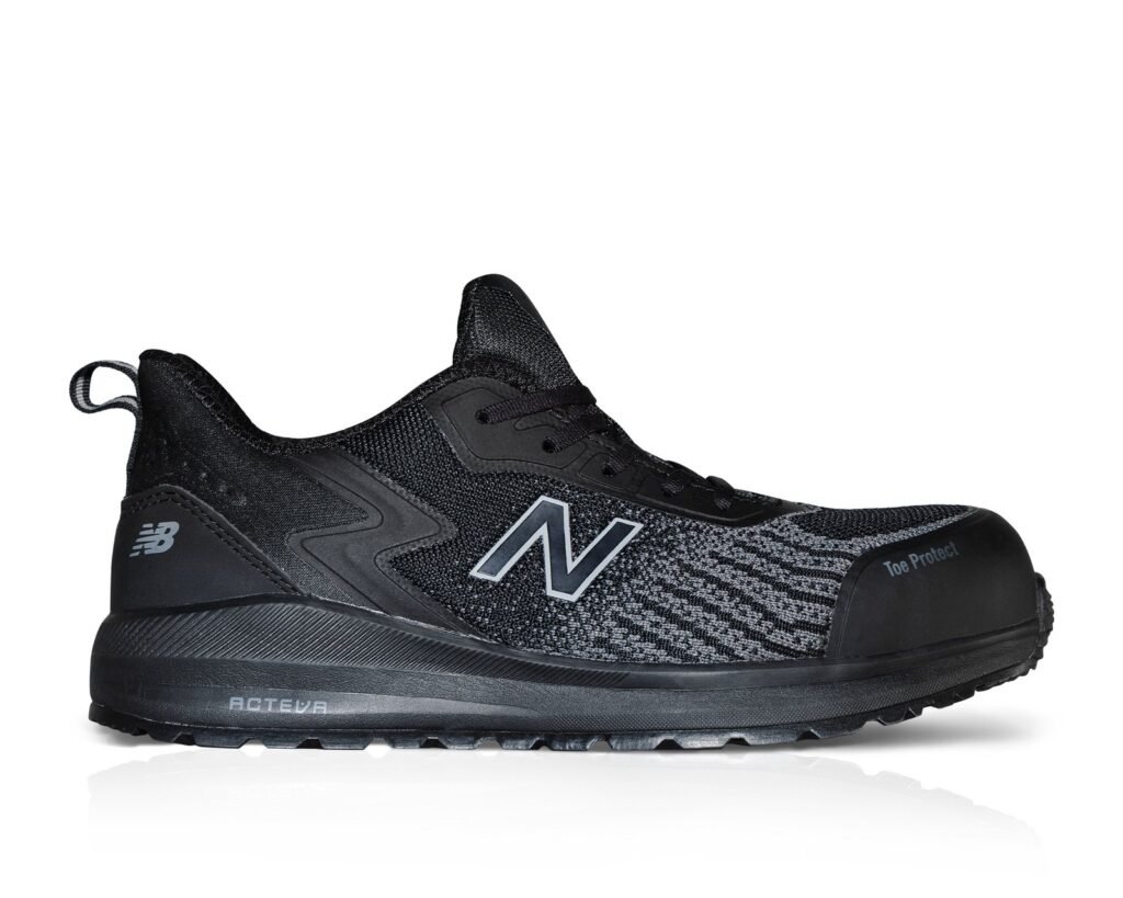 midspwr-schwarz/schwarz, Sicherheitshalbschuh EN ISO 20345:2011: S1P SRC